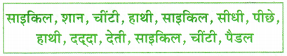 हाथी साइकिल चला रहा था Class 2 Worksheet with Answers Hindi Chapter 21 1