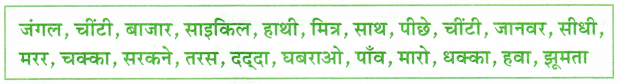 हाथी साइकिल चला रहा था Class 2 Worksheet with Answers Hindi Chapter 21 2