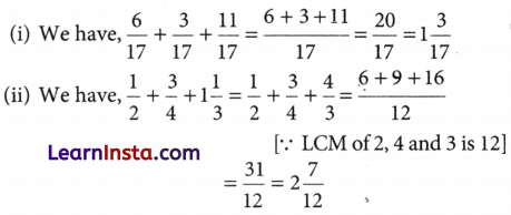 Fractions Class 6 Extra Questions Maths Chapter 7 5