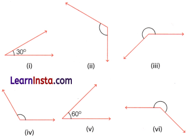 Lines and Angles Class 6 Extra Questions Maths Chapter 2 19