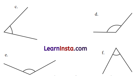 Class 6 Maths Chapter 2 Solutions in Hindi रेखाएँ और कोण 39