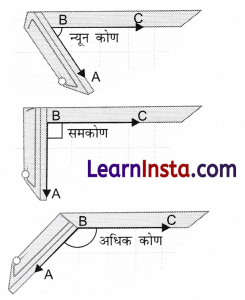 Class 6 Maths Chapter 2 Solutions in Hindi रेखाएँ और कोण 46