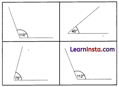 Class 6 Maths Chapter 2 Solutions in Hindi रेखाएँ और कोण 54
