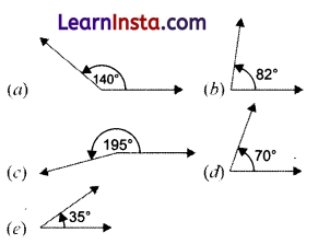 Class 6 Maths Chapter 2 Solutions in Hindi रेखाएँ और कोण 64