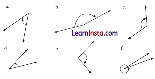 Class 6 Maths Chapter 2 Solutions in Hindi रेखाएँ और कोण 65
