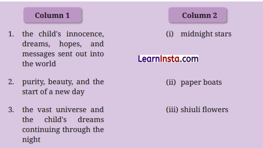 Paper Boats Question Answer Class 7 English Poorvi Chapter 8 3