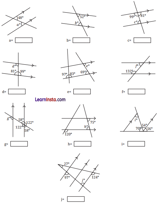 Parallel and Intersecting Lines Class 7 Solutions Ganita Prakash Maths Chapter 5 Page 123 Q1