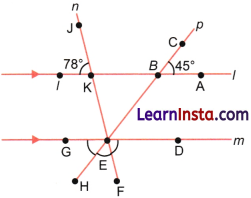 Parallel and Intersecting Lines Class 7 Solutions Ganita Prakash Maths Chapter 5 Page 123 Q4.1