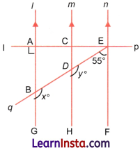 Parallel and Intersecting Lines Class 7 Solutions Ganita Prakash Maths Chapter 5 Page 123 Q5.1