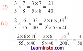 Working with Fractions Class 7 Notes Maths Chapter 8 1