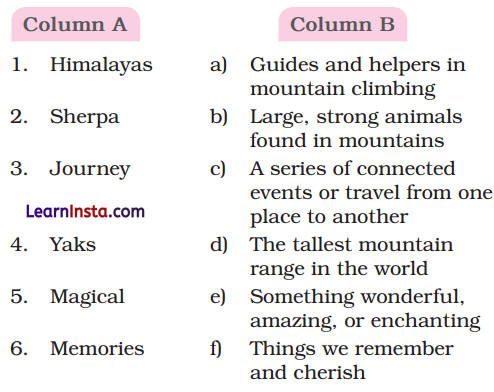 A Journey to the Magical Mountains Class 4 Question Answer English Santoor Chapter 11 4