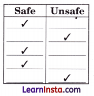 Be Smart, Be Safe Class 4 Question Answer English Santoor Chapter 3 9