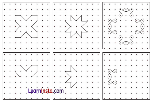 Fun with Symmetry Class 4 Solutions Question Answer Maths Chapter 11 12