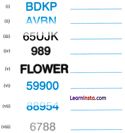 Fun with Symmetry Class 4 Worksheet with Answers Maths Chapter 11 5