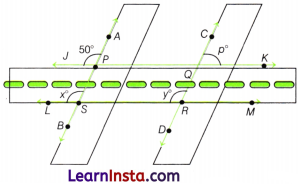 Parallel and Intersecting Lines Class 7 MCQ Maths Chapter 5 15