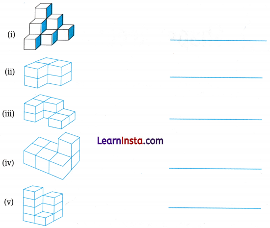 Shapes Around Us Class 4 Worksheet with Answers Maths Chapter 1 3