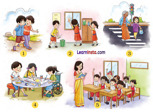 Together We Can Class 4 Question Answer English Santoor Chapter 1 5