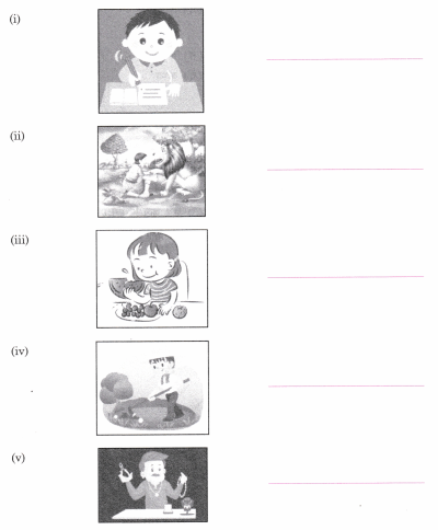 आलस्यं हि मनुष्याणां शरीरस्थो महान् रिपुः Class 6 Worksheet with Answers Sanskrit Chapter 12 1