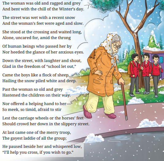 Somebody’s Mother Class 8 summary 1