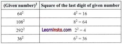 A Square and A Cube Class 8 Solutions Ganita Prakash Maths Chapter 1 PPage 10 Q2