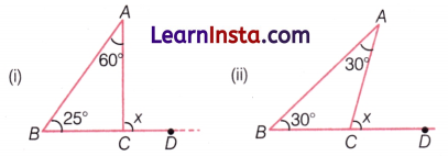 A Tale of Three Intersecting Lines Class 7 Extra Questions Maths Chapter 7 39