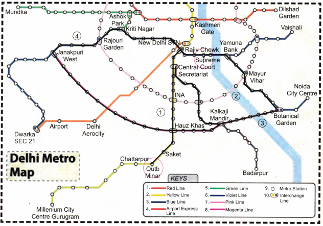 Maps and Locations Class 5 Solutions Question Answer Maths Chapter 14 4