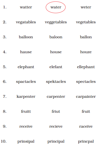 Papa’s Spectacles Class 5 Question Answer English Santoor Chapter 1 5
