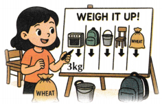 Weight and Capacity Class 5 Worksheet with Answers Maths Chapter 8 1