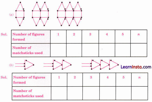 Expressions using Letter Numbers Class 7 Worksheet with Answers Maths Chapter 4 5