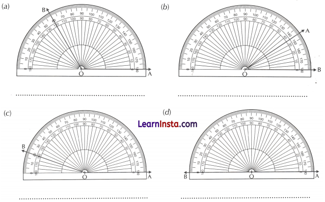 Lines and Angles Class 6 Worksheet with Answers Maths Chapter 2 26