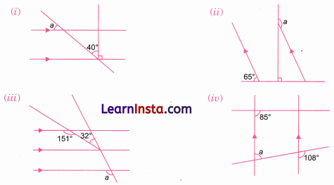Parallel and Intersecting Lines Class 7 Worksheet with Answers Maths Chapter 5 28