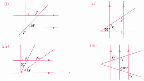 Parallel and Intersecting Lines Class 7 Worksheet with Answers Maths Chapter 5 29