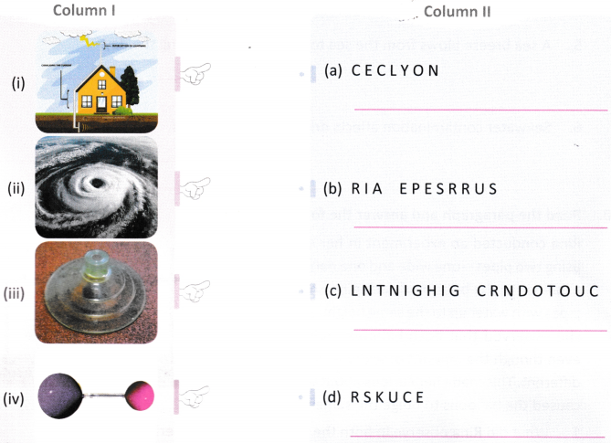 Pressure, Winds, Storms, and Cyclones Class 8 Worksheet with Answers Science Chapter 6 1