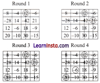 Operations with Integers Class 7 Solutions Maths Ganita Prakash Part 2 Chapter 2 13