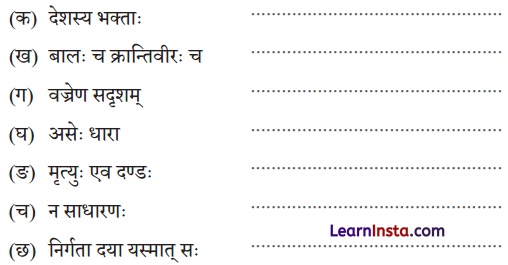 Class 9 Sanskrit Chapter 4 Question Answer न खलु वयस्तेजसो हेतुः 4