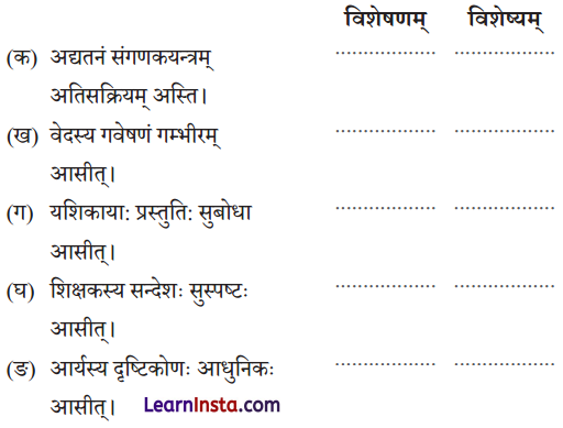 Class 9 Sanskrit Chapter 5 Question Answer एषा सा कृतकबुद्धिः मानवबुद्धेः सहकरी 6