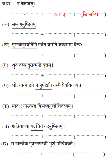 Class 9 Sanskrit Chapter 9 Question Answer कृतं प्रतिकृतं भूयादेष धर्मः सनातनः 2