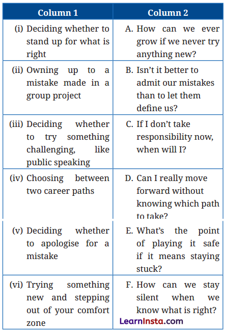 Believe in Yourself Question Answer Class 9 English Kaveri Poem 8 5