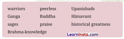 Bharat Our Land Question Answer Class 9 English Kaveri Poem 1 2
