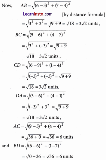 Orienting Yourself The Use of Coordinates Class 9 Extra Questions Maths Chapter 1 Q69.1