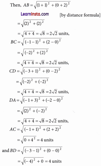 Orienting Yourself The Use of Coordinates Class 9 Extra Questions Maths Chapter 1 Q70