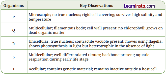 Patterns in Life Diversity and Classification Class 9 Question Answer Science Exploration Chapter 12 3