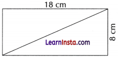 Area Class 8 Worksheet with Answers Maths Chapter 7 - 1