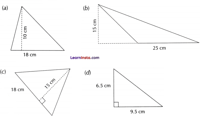 Area Class 8 Worksheet with Answers Maths Chapter 7 - 5