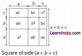 Exploring Algebraic Identities Class 9 Worksheet with Answers Maths Chapter 4 - 6