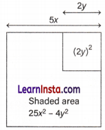 Exploring Algebraic Identities Class 9 Worksheet with Answers Maths Chapter 4 - 3