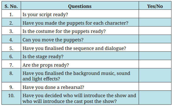 Kaushal Bodh Class 7 Solutions Project 5 Chapter 5 Storytime with Puppets 15