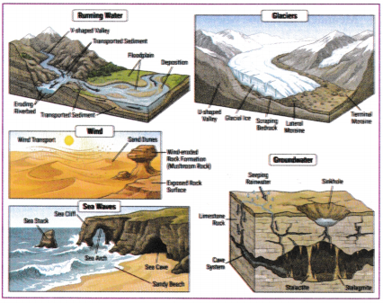 Shaping of the Earth’s Surface Class 9 Notes SST Chapter 2 6